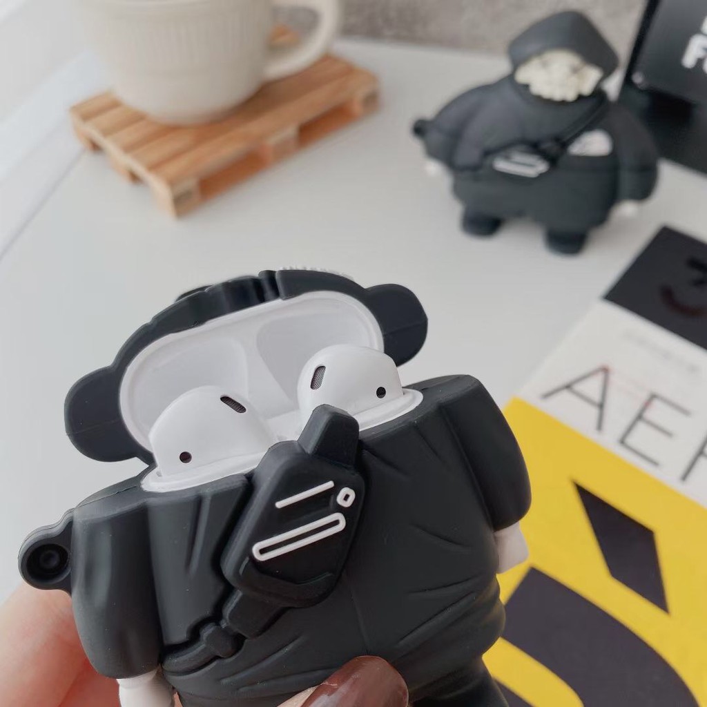 Hoạt Hình Vỏ Bảo Vệ Hộp Đựng Tai Nghe Airpods Hình Sesame Street Đáng Yêu Kèm Móc | BigBuy360 - bigbuy360.vn