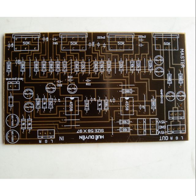 Bo pcb master 2 IC bản chuẩn chất lượng cao dùng thay thế lắp ráp cho amply