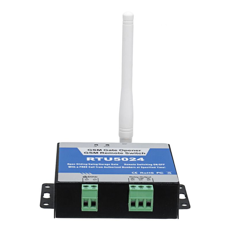 Công Tắc Điều Khiển Từ Xa SMS 2G GSM Gate Open RTU5024 Cho Điện Thoại Di Động