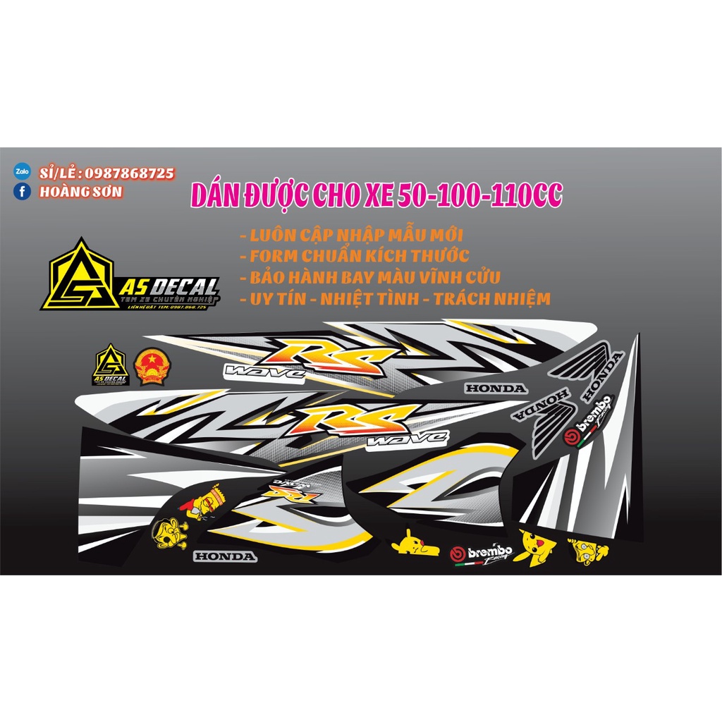 Tem Rời Wave RS 50-100-110