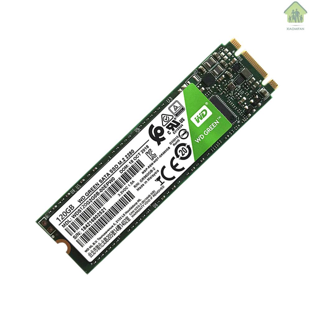 XM WD Green 120GB PC SSD SATA 6GB/s M.2 2280 Solid State Drive (WDS120G2G0B)