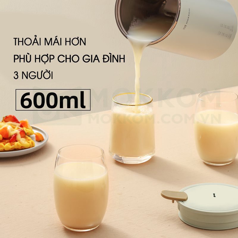 Máy Làm Sữa Hạt Mokkom 600ml