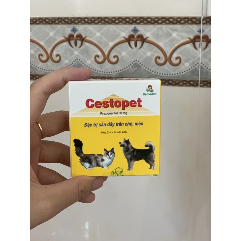 Cestopet - Đặc trị sán dây cho chó, mèo