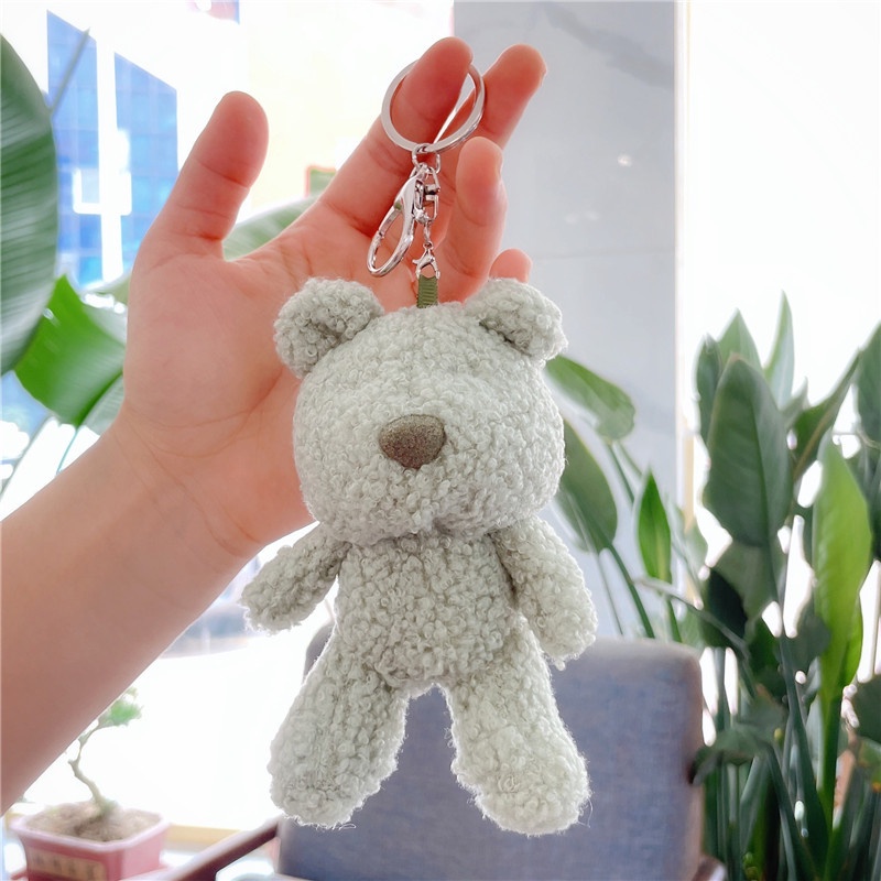 Móc khoá treo trang trí balo túi xách hình gấu bearbrick kute dễ thương MK - 102
