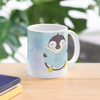 Cốc sứ uống trà cà phê in hình chim cánh cụt ngộ nghĩnh đáng yêu
