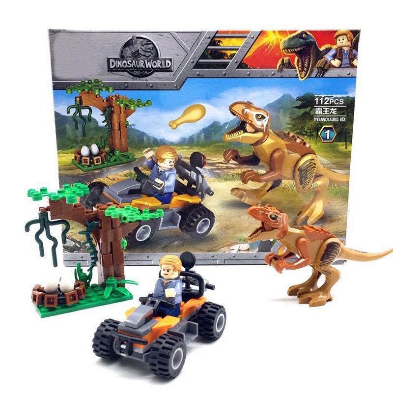 ĐỒ CHƠI Lego Công Viên Khung Long KHỦNG LONG BẠO CHÚA DINOSAUR WORLD QT30