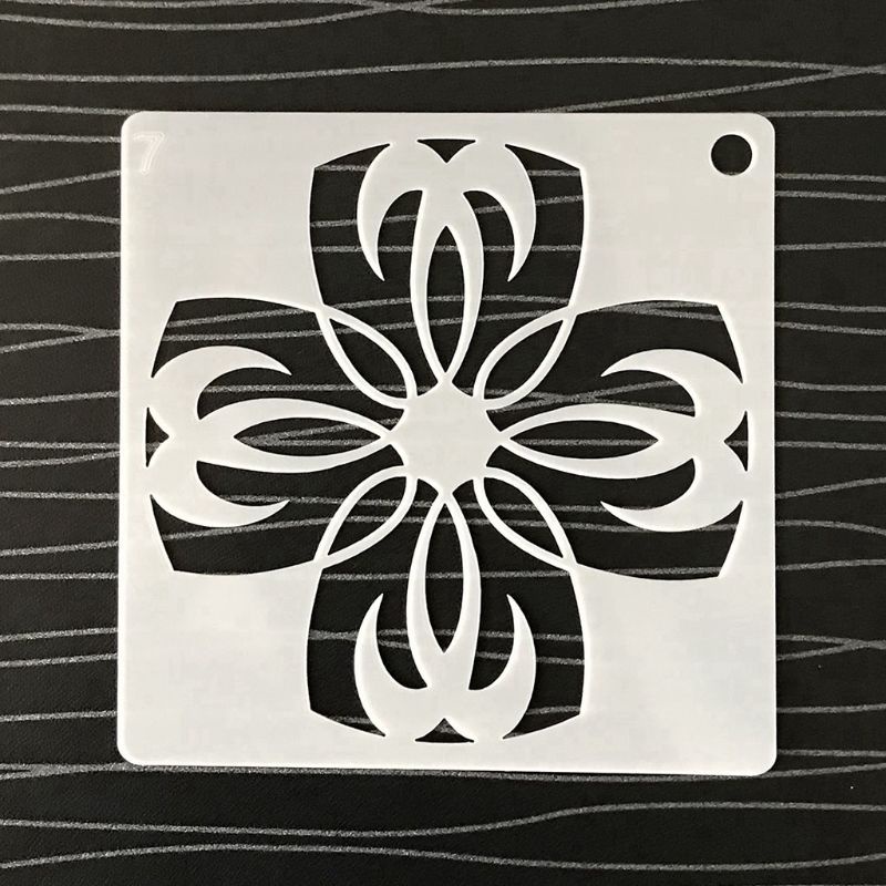 Set 48 Khuôn Cắt Họa Tiết Mandala Dùng Để Trang Trí Album Thủ Công
