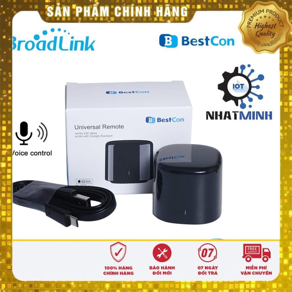 [BH 6 THÁNG] Trung Tâm Điều Khiển Nhà Thông Minh BROADLINK RM4 PRO Phiên Bản Quốc Tế 2020