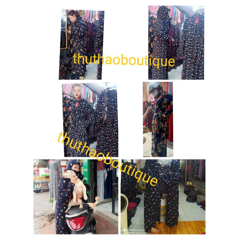 Áo Chống Nắng toàn thân Lanh Nhung 3 lớp | BigBuy360 - bigbuy360.vn