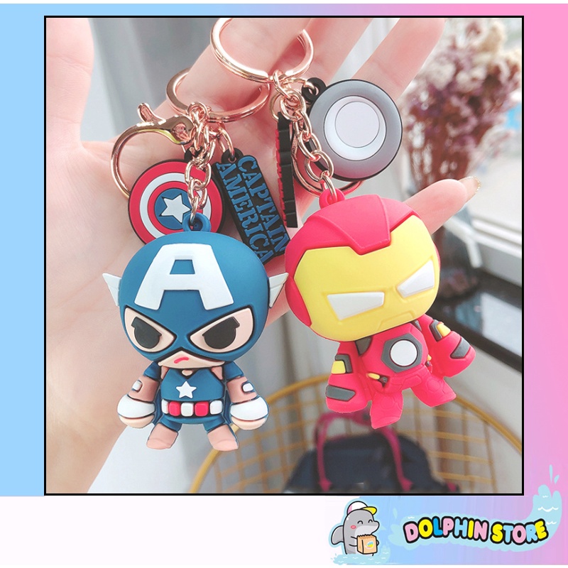 Móc Khóa Mô Hình Nhân Vật Avenger - Nguyên Khối