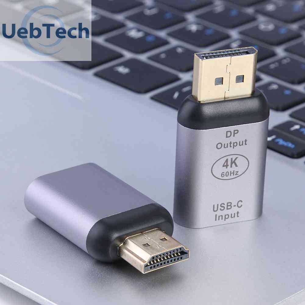 Đầu Chuyển Đổi Cổng USB Type C Sang HDMI DP 4K 60Hz Tiện Dụng