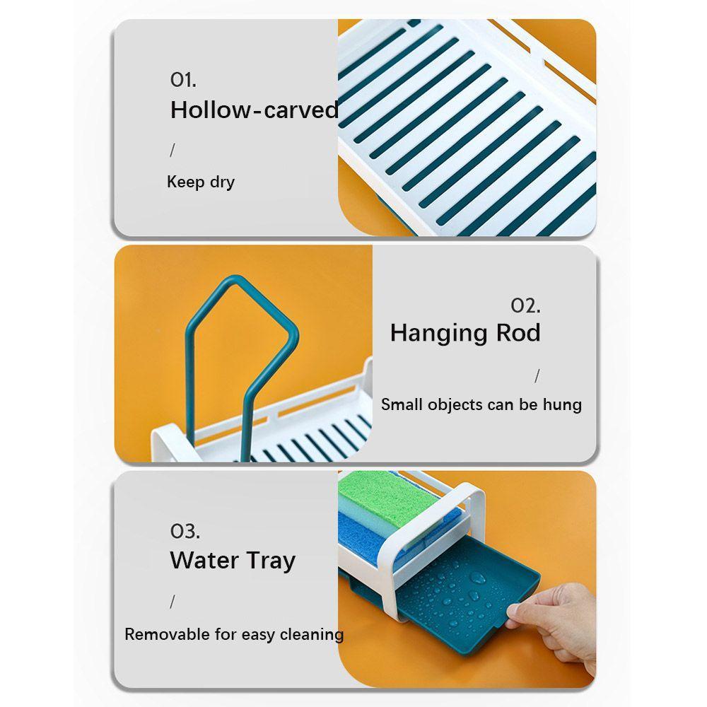 KRNY Rổ Đựng Đồ Dùng Nhà Bếp Ráo Nước Đa Năng