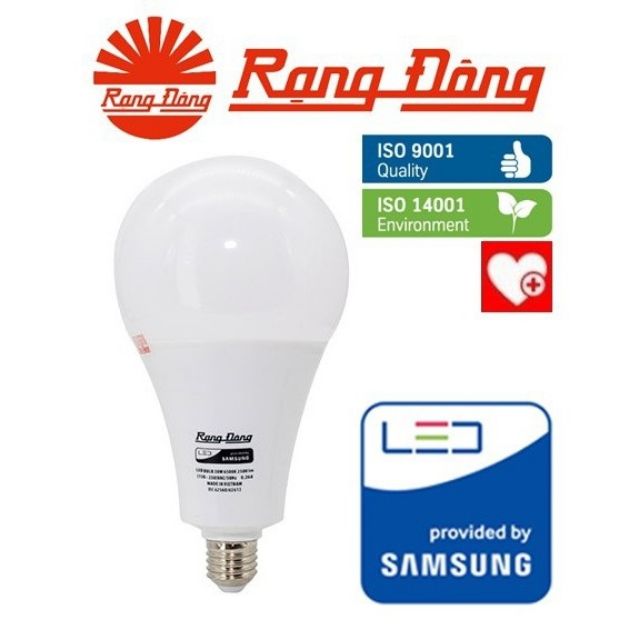 3 Bóng đèn LED bulb 30W Rạng Đông, chip LED SAMSUNG
