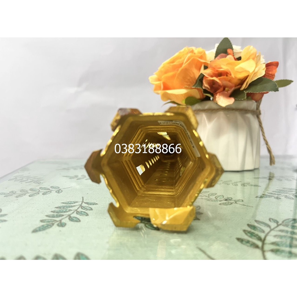 Tháp văn xương 7 tầng bằng đồng vàng,vật phẩm phong thủy bổ trợ học hành tri thức