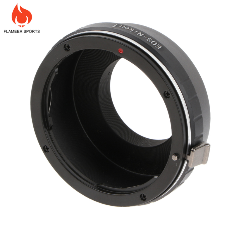 Flameer Sports Aluminum Alloy Adapter Ring for Canon EOS EF EF S Lens to Nikon   J1 V1