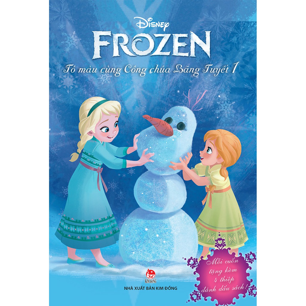 Sách - Frozen - Tô màu cùng công chúa Băng Tuyết ( Bộ 6 cuốn ) - Bé làm quyen màu sắc qua phim HH - Chanchanbooks
