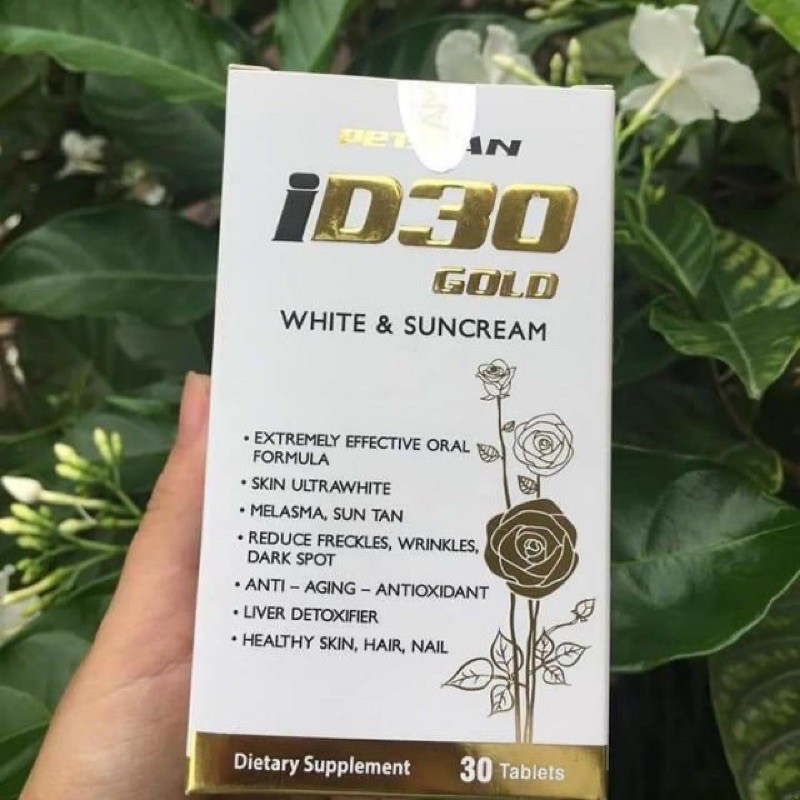 ✅[HÀNG NHẬP KHẨU CHÍNH HÃNG] Viên uống trắng da, giảm nám, chống nắng, chống lão hóa PETYFAN ID30 GOLD | BigBuy360 - bigbuy360.vn