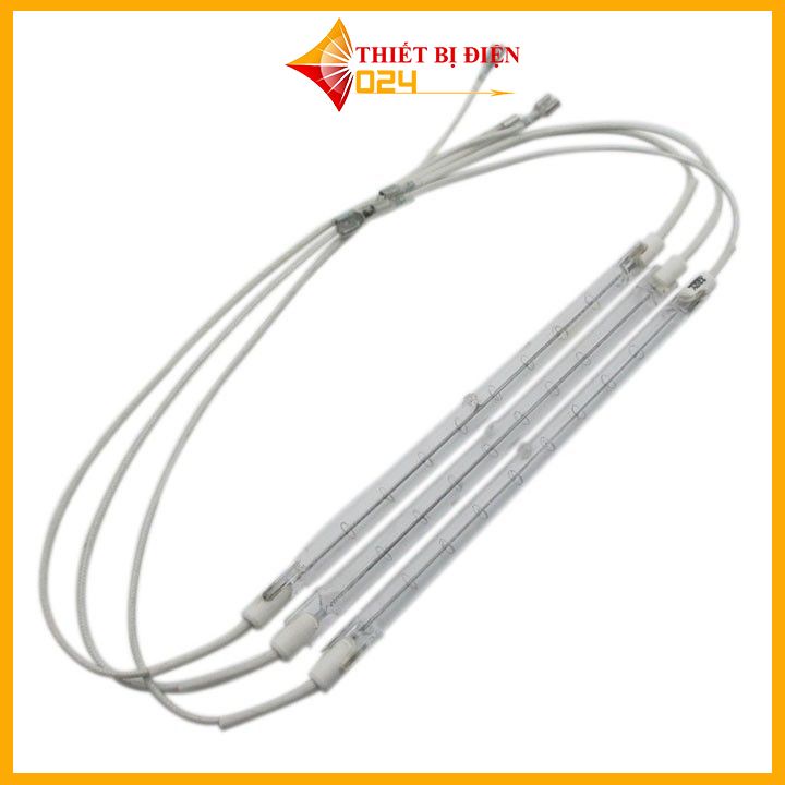 Bóng Quạt Sưởi Halogen Liền Dây 20cm 24cm 25cm 26cm 400W 220V