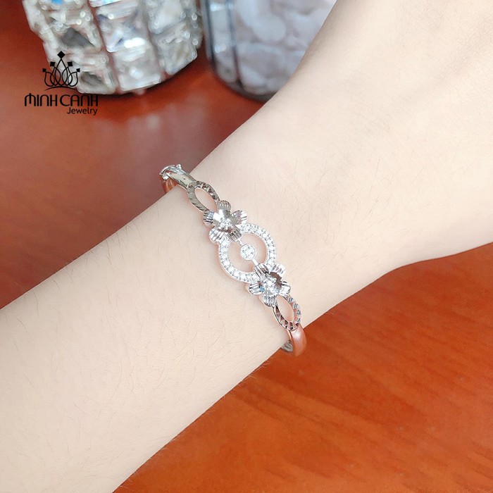 Vòng Tay Bạc Nữ Minh Canh Jewelry LTNU041263