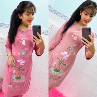 ĐỒ LAM ĐI CHÙA # Cách tân thêu sen