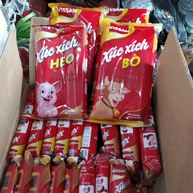 Xúc xích heo dinh dưỡng Vissan lớn