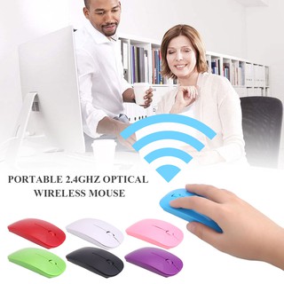 Chuột quang chơi game không dây siêu mỏng 2.4ghz 3 nút