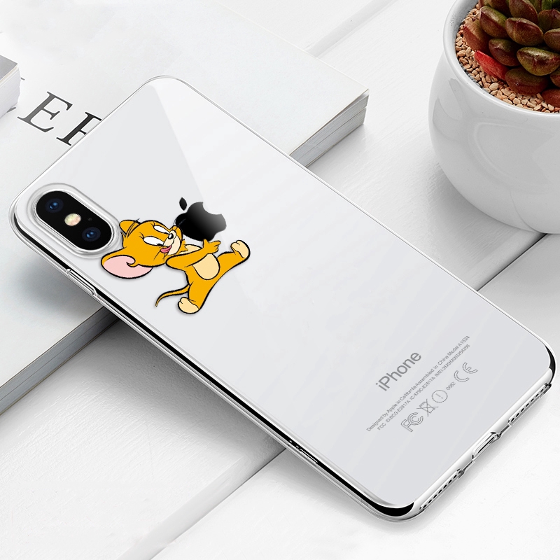 Ốp điện thoại in hình hoạt hình đa dạng dễ thương cho iPhone 5 SE 6 6S 7 8 Plus X XS MAX XR