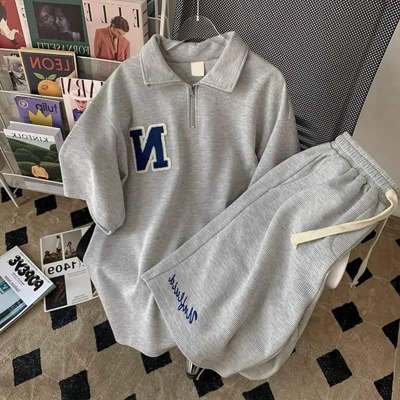 Bộ cổ bẻ thêu N KA6