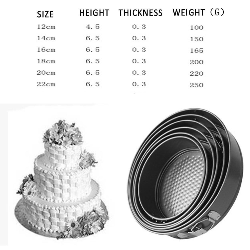 AUGUSTINA Khuôn Nướng Bánh Bằng Thép Carbon Chống Dính Có Thể Tháo Rời
