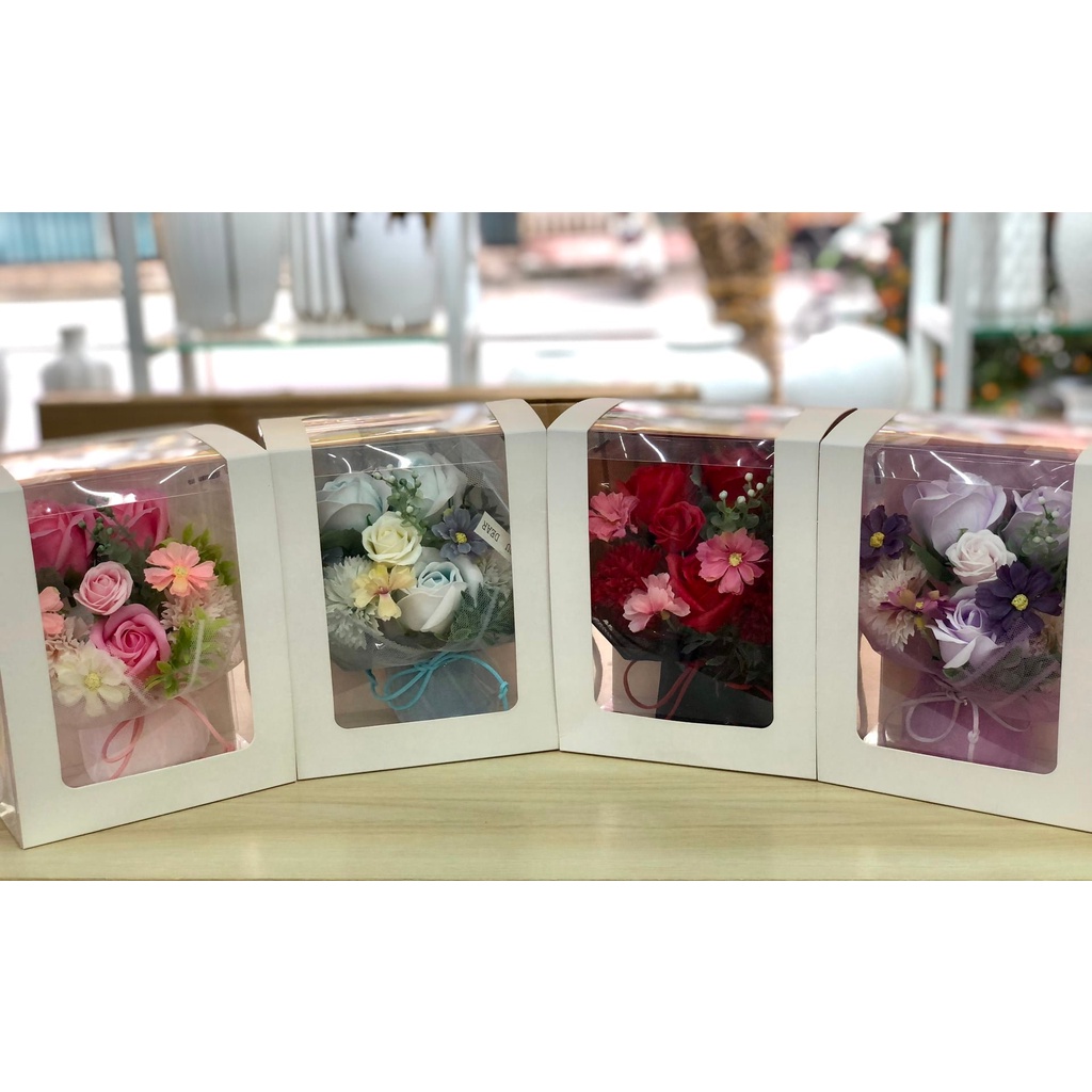 Bó 5 hồng sáp - Kèm Túi - Thiệp - Quà Tặng dành cho ngày đặc biệt