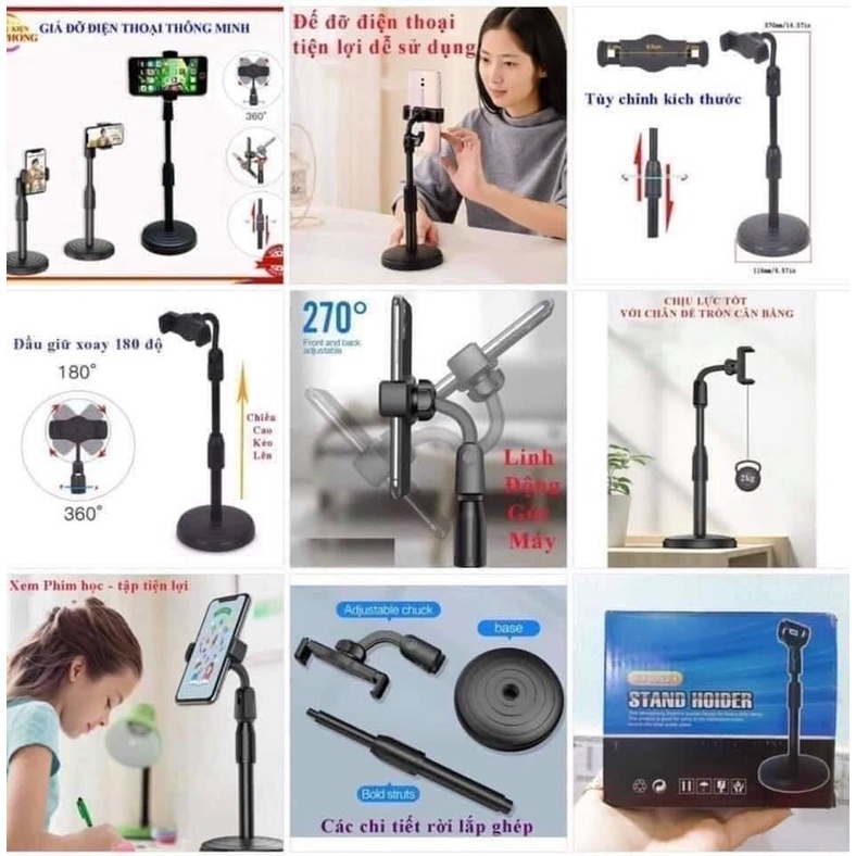 ‼️[FREESHIP]‼️ Giá Đỡ Điện Thoại Xoay 360 độ.