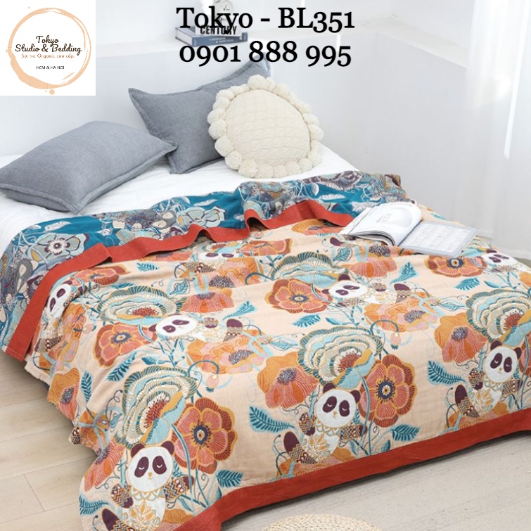 S47_Chăn Xô Organic Cotton Dòng Cao Cấp