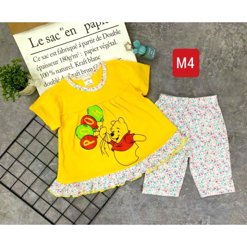 GBL23 (20KG-45KG) BỘ QUẦN ÁO LỬNG BÉ GÁI SIZE ĐẠI &amp; ĐẠI CỒ THUN COTTON BORIP DÁNG BABYDOLL