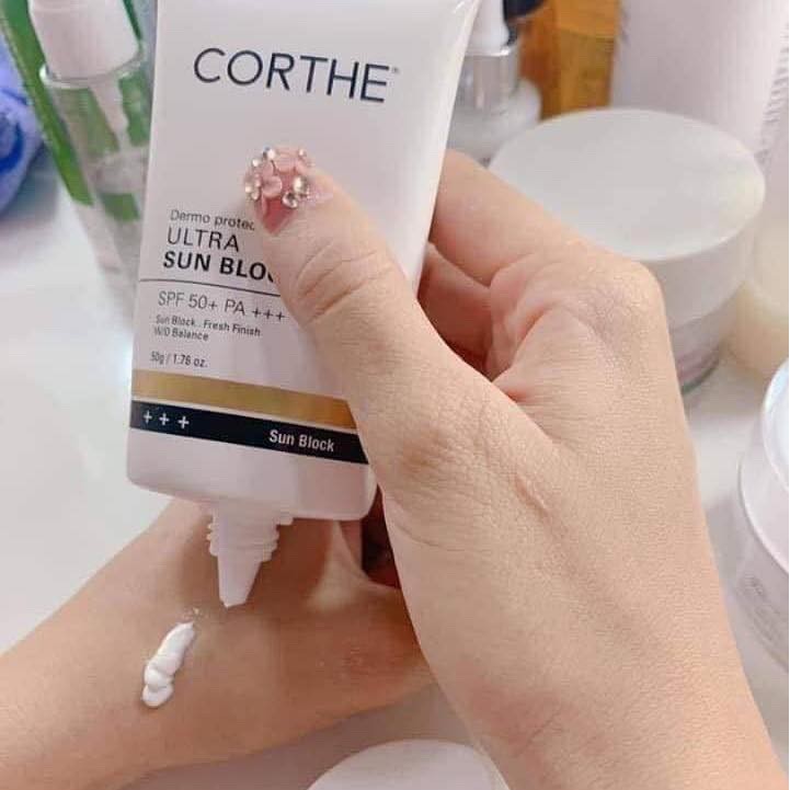 KEM CHỐNG NẴNG CORTHE DERMO PROTECTION ULTRA SUN BLOCK SPF50+ | BigBuy360 - bigbuy360.vn