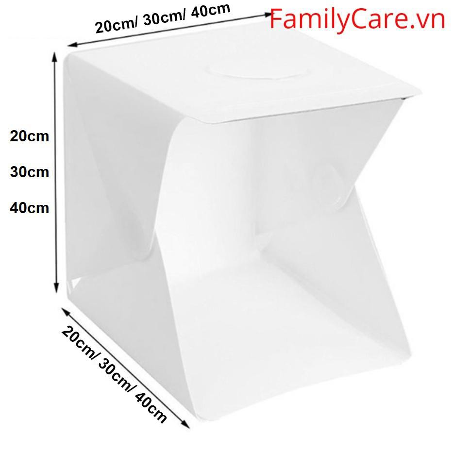 Hộp Chụp Sản Phẩm   - Quay Phim Như Studio, Kích Thước 20, 30, 40cm