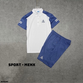Bộ thể thao nam, đồ bộ nam hè Lecoq Sportif chất thun lưới cao cấp mát lạnh mã số TG87