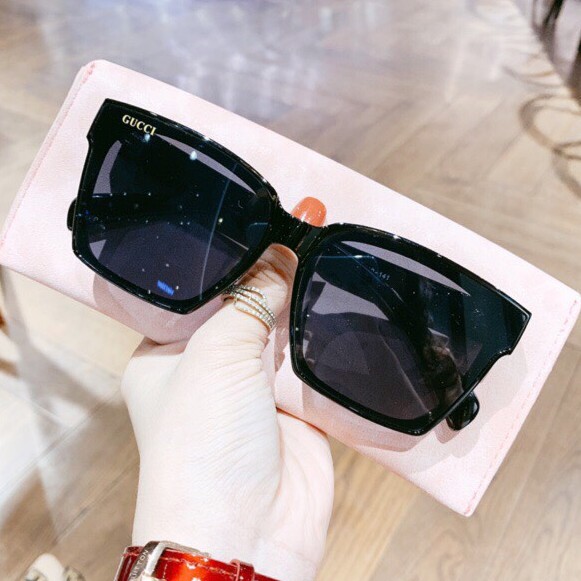 Mắt kính râm tràn viền gọng nhựa unisex nam nữ thời trang chống nắng 5006 - 66