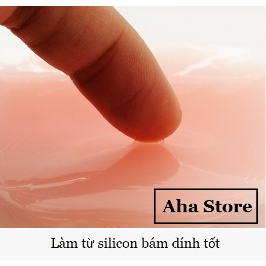 Combo 2 miếng dán nhũ hoa silicon nâng ngực chống chảy sệ đường kính 6cm và 10 cm