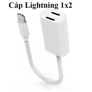 Cáp chia Lightning 1 ra 2 cho Iphone