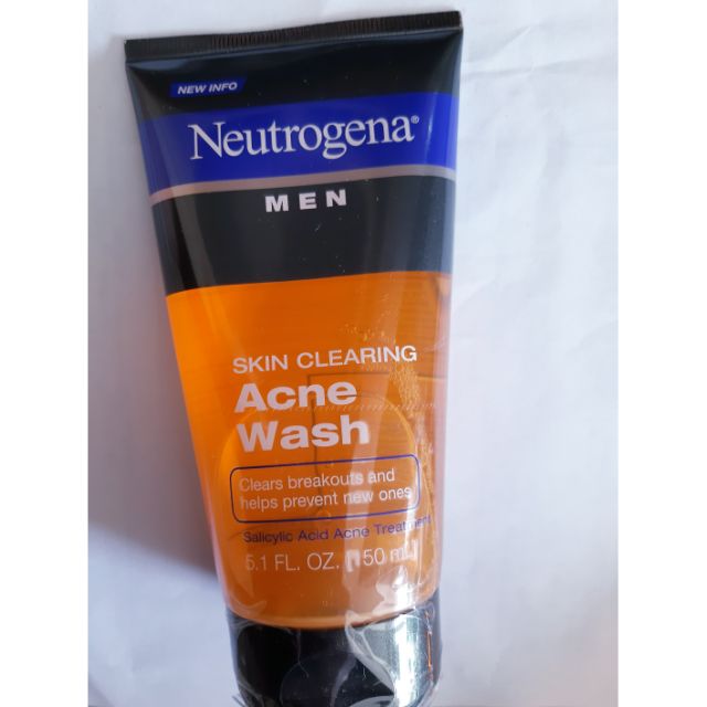 Rửa mặt cho nAm Neutrogena Men Skin 150ML mẫu mới từ mỹ KHÔNG CÓ DATE TRÊN SẢN PHẨM