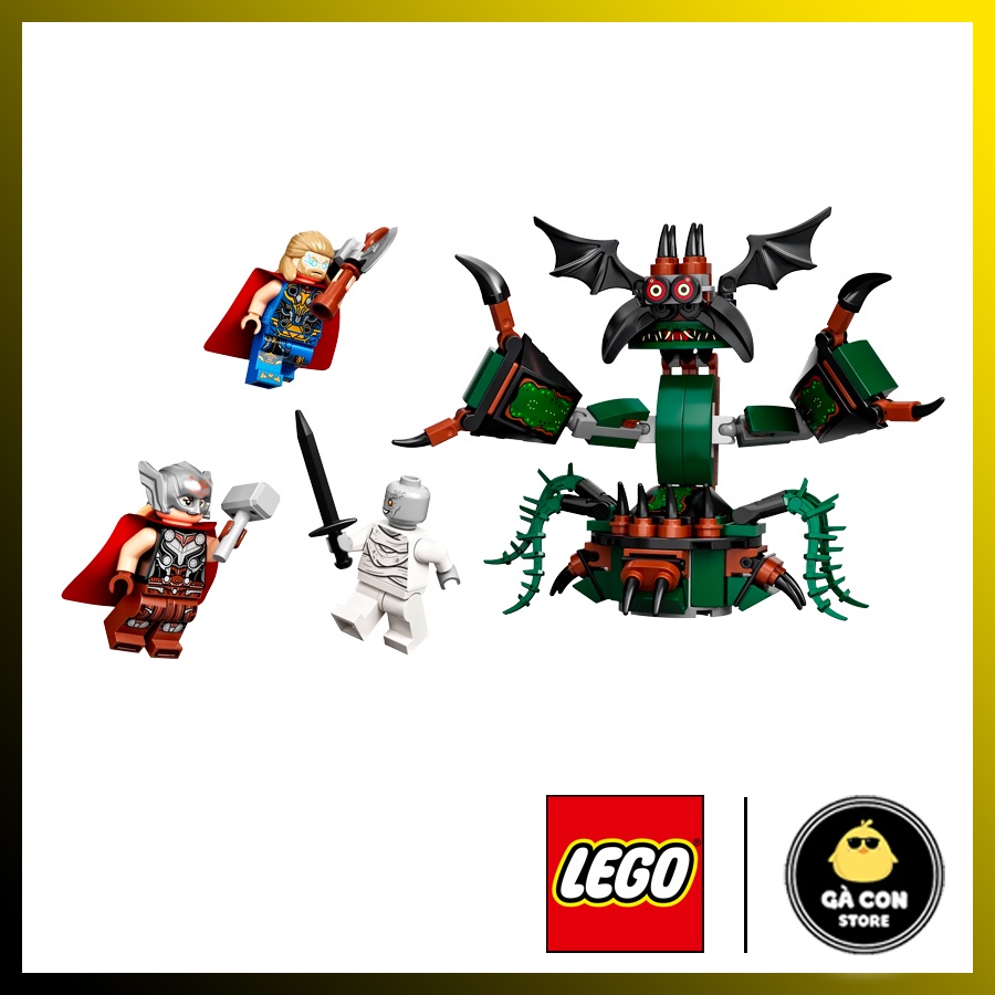LEGO Marvel 76207 Attack on New Asgard Cuộc chiến trên Asgard.
