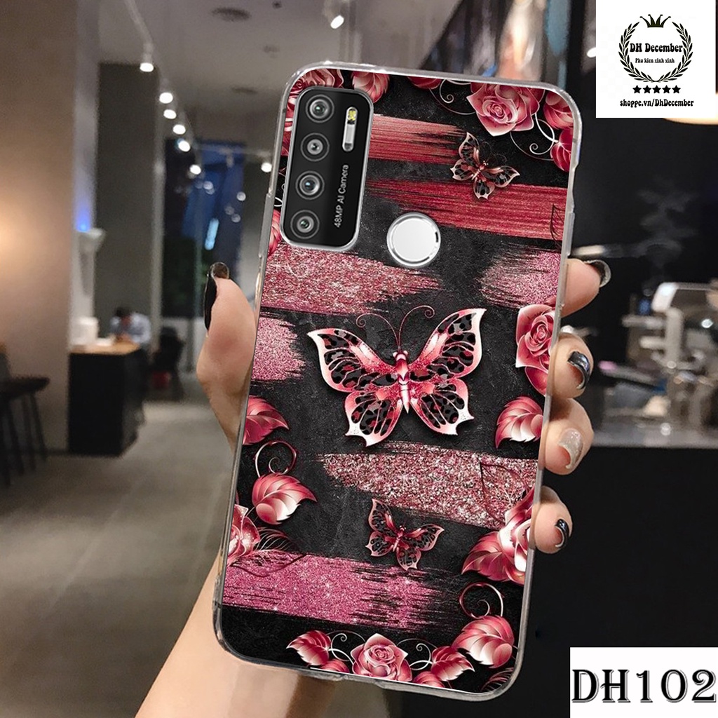 Ốp lưng Vsmart LIVE 4 in hình hoa tinh tế , mới mẻ DH DECEMBER