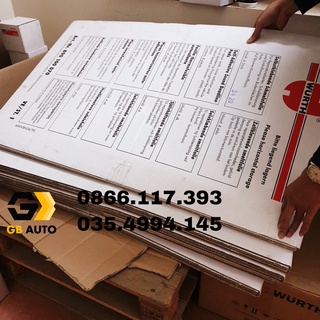 Hộp dán cách âm sàn ô tô Wurth