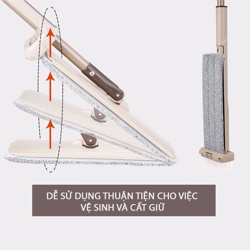 Cây lau nhà❤️SALE❤️Cây lau nhà tự vắt thông minh xoay 360 độ lau dọn dễ dàng sạch mọi vết bẩn tặng kèm bông lau