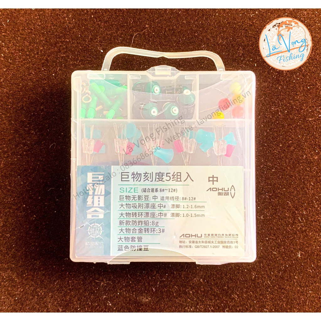 Hộp Set Trục Săn Hàng AOHU - Lã Vọng Fishing