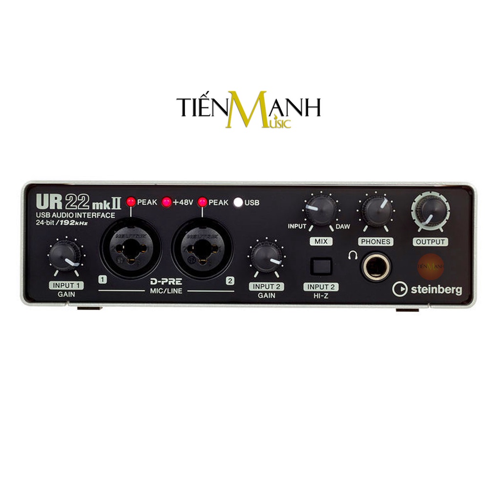 [Chính Hãng, Có Hàng] Soundcard Steinberg UR22 MK2 - Sound Card Bộ Thu Âm Thanh, Livestream MK-II  Audio Interface MKII