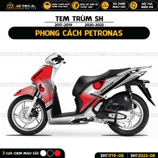 Tem trùm sh phong cách petronas | sht-08 | decal dán trùm sh 2017 - 2019 - 2020 - 2021 - 2022 chống nước, bền màu