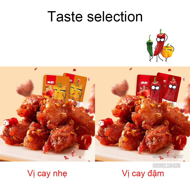 [FREESHIP EXTRA] Gà Sốt Cay thơm siêu ngon 2 vị - Đồ ăn vặt Trung Quốc - Snackseeker - Gà sốt cay 2 vị | BigBuy360 - bigbuy360.vn