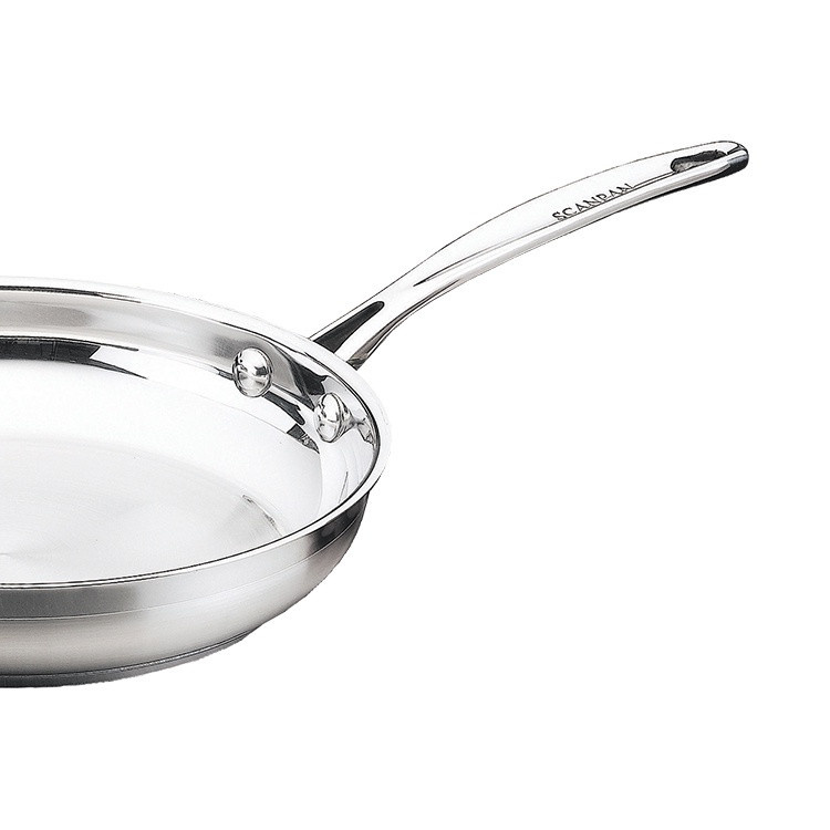 Chảo Inox Scanpan Impact 28cm 71002800 đáy từ, dùng được cho máy rửa bát, inox 18/10 an toàn