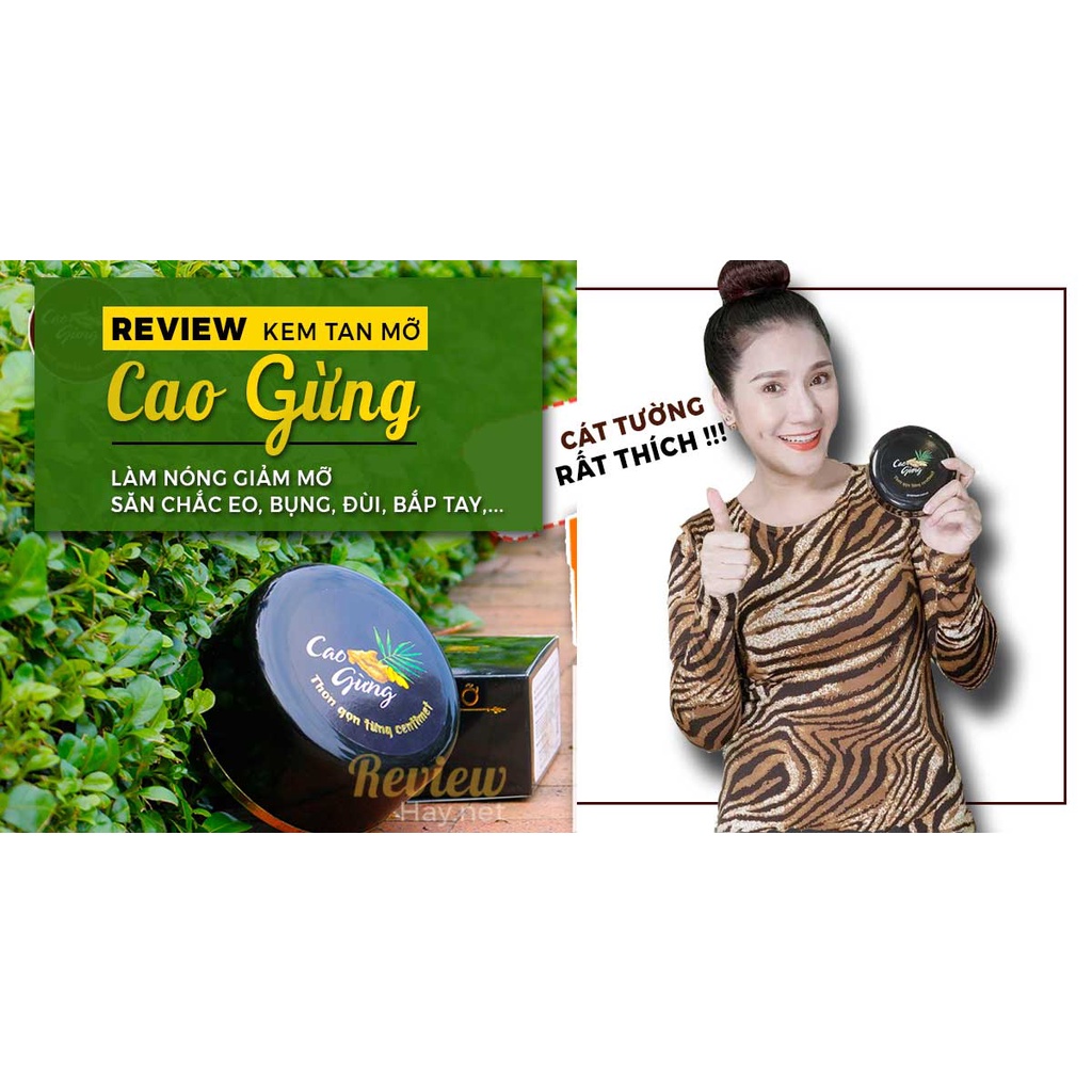 Cao Gừng Tan Mỡ Cát Tường mẫu mới 200g Cam kết 100% Chính Hãng